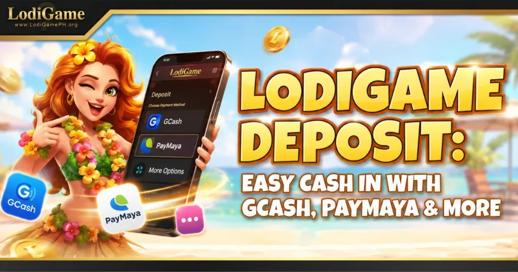 Lodigame Deposit Easy Cash In with GCash, PayMaya & More
